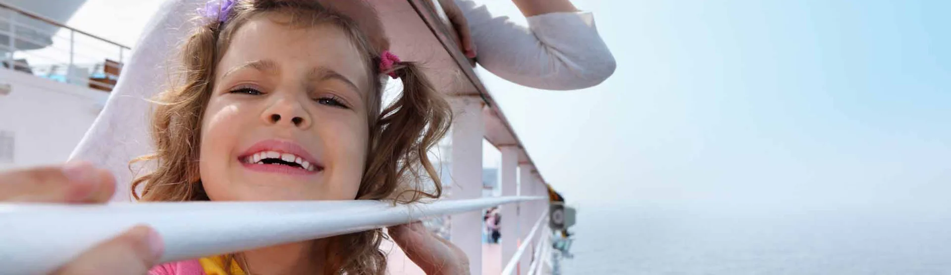 Family on a cruise