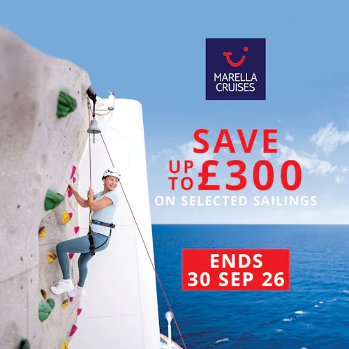 Save up to £300 on selected Marella cruises